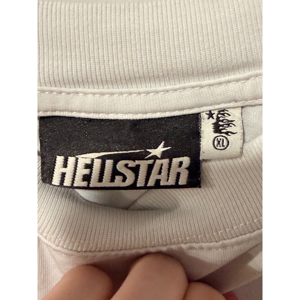 Hellstar Reach Your Inner Peace Graphic Tee White XL Streetwear T-Shirt - Picture 2 of 4